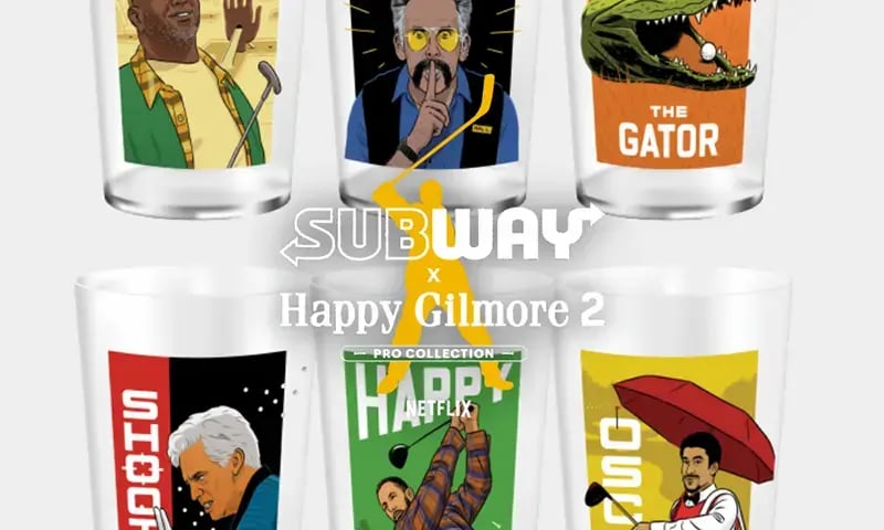 Subway x Happy Gilmore Campaign